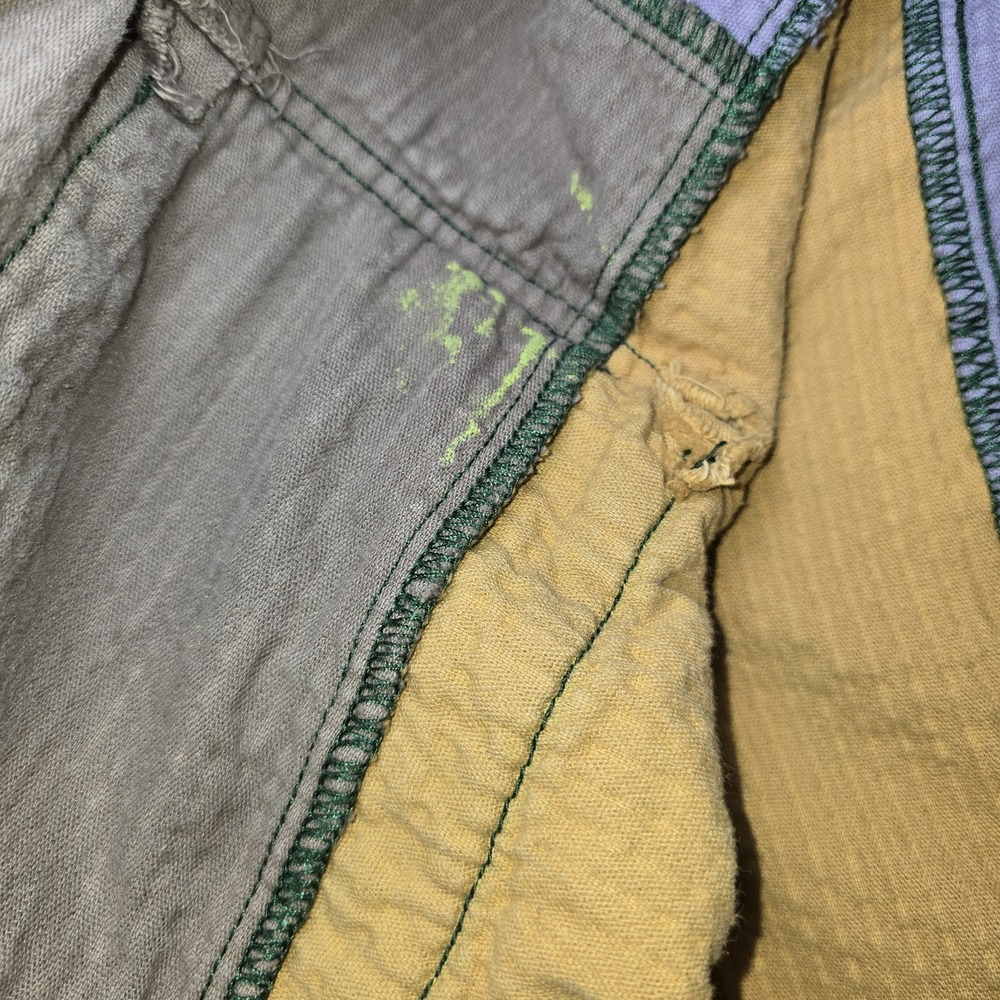 Urban Outfitters Patchwork Corduroy Jacket Medium M Colorblock Grandpacore Retro - Picture 15 of 16